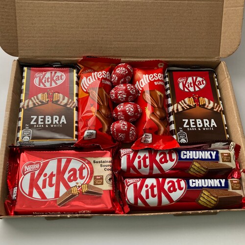 KIT KAT Chocolate Gift Hamper Medium & Large Box Kit Kat Etsy UK