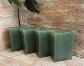 Eucalyptus Peppermint Soap Bars, All natural glycerin green Full size soap bars. Gift for mom, him, spouse, her women birthday, Christmas
