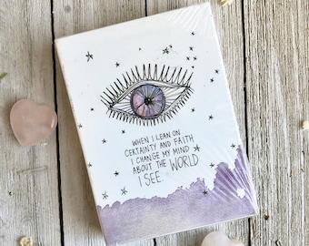 Affirmation Cards, Oracle Cards, Daily Quotes, Altar Cards, Divination