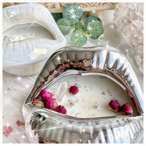 Silver Lip Candle