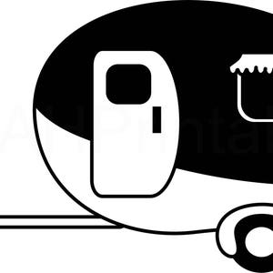 Teardrop Trailer SVG File