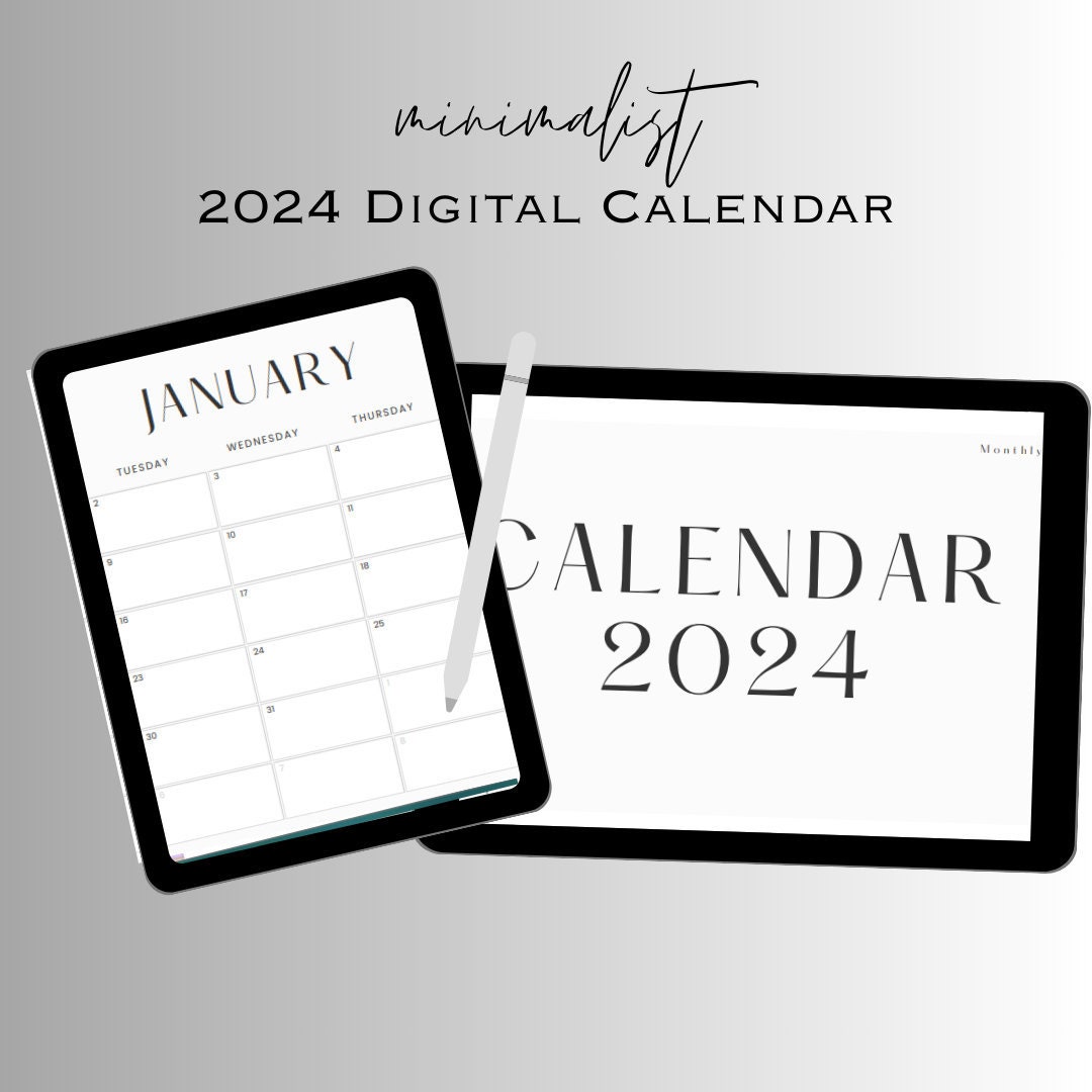 2024 Calendar 2024 Monthly Planner, Calendar Sunday & Monday Start 2024