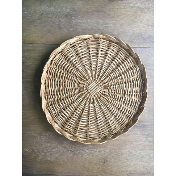 Choice Of Large Vintage Wicker Rattan Wall Decor Basket