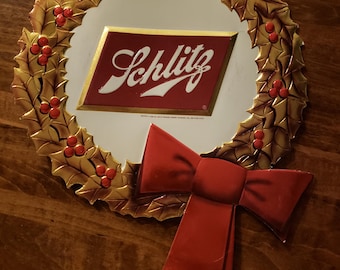 1977 Schlitz Beer Blue Globe Bar Sign. - Etsy