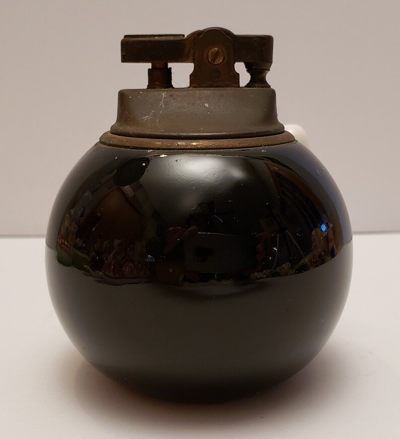 Vintage Bowling Ball and Pins Table Lighter 1950s Table Etsy