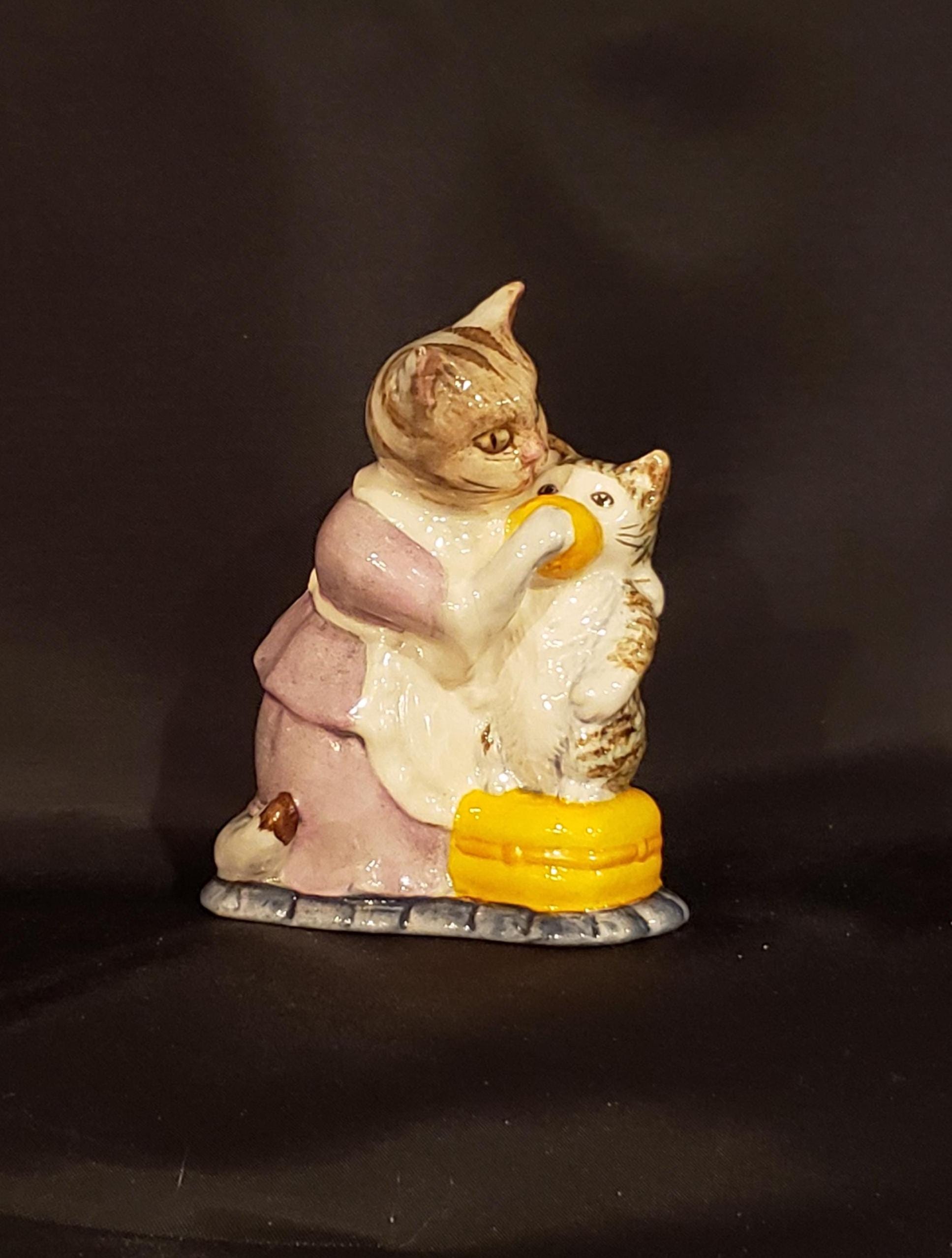 Beatrix Potter Figurines Cat - Etsy