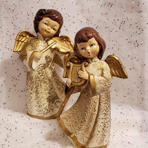 Lefton Angel Playing Violin - Etsy