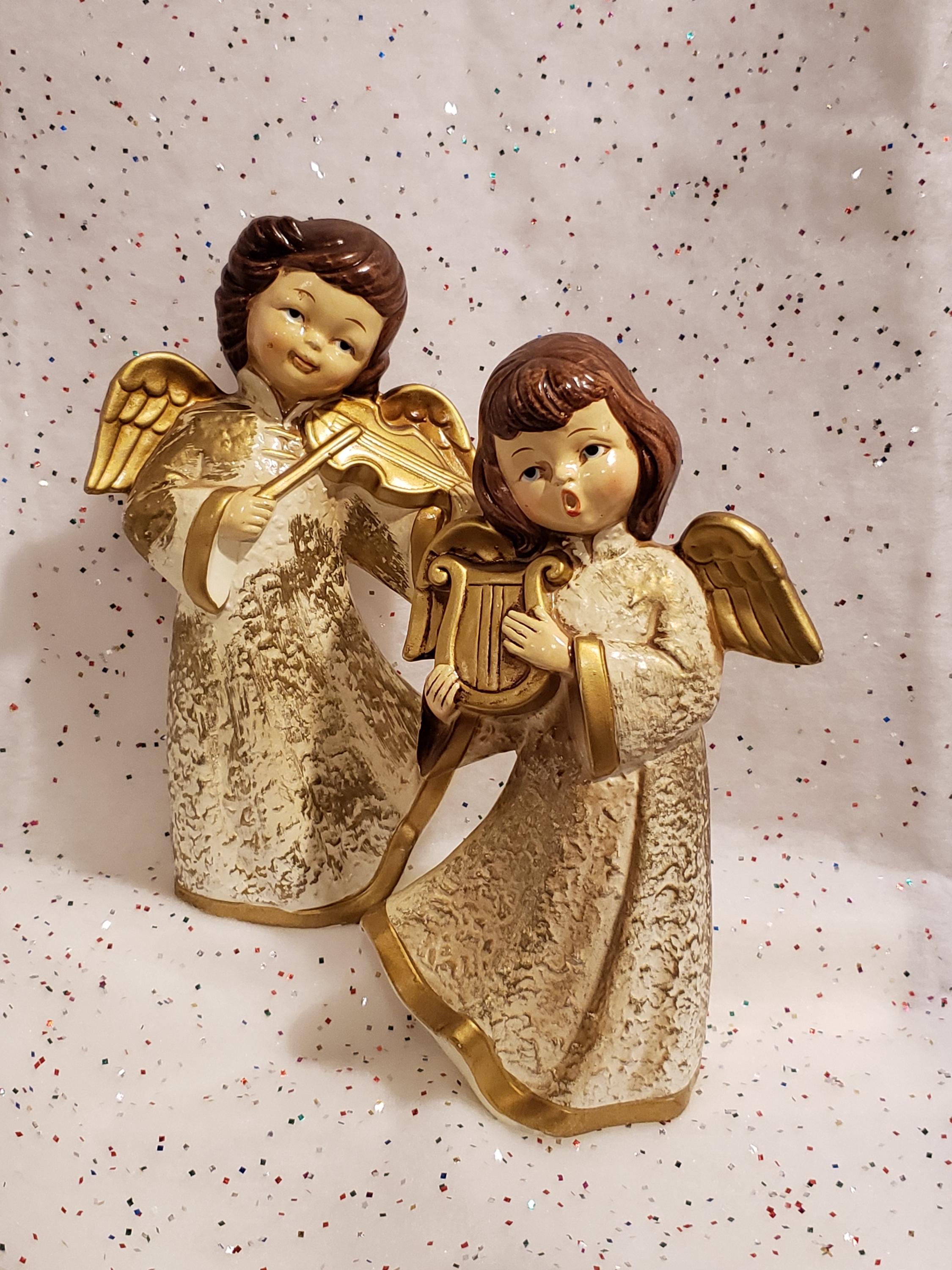 Lefton Angel Playing Violin - Etsy