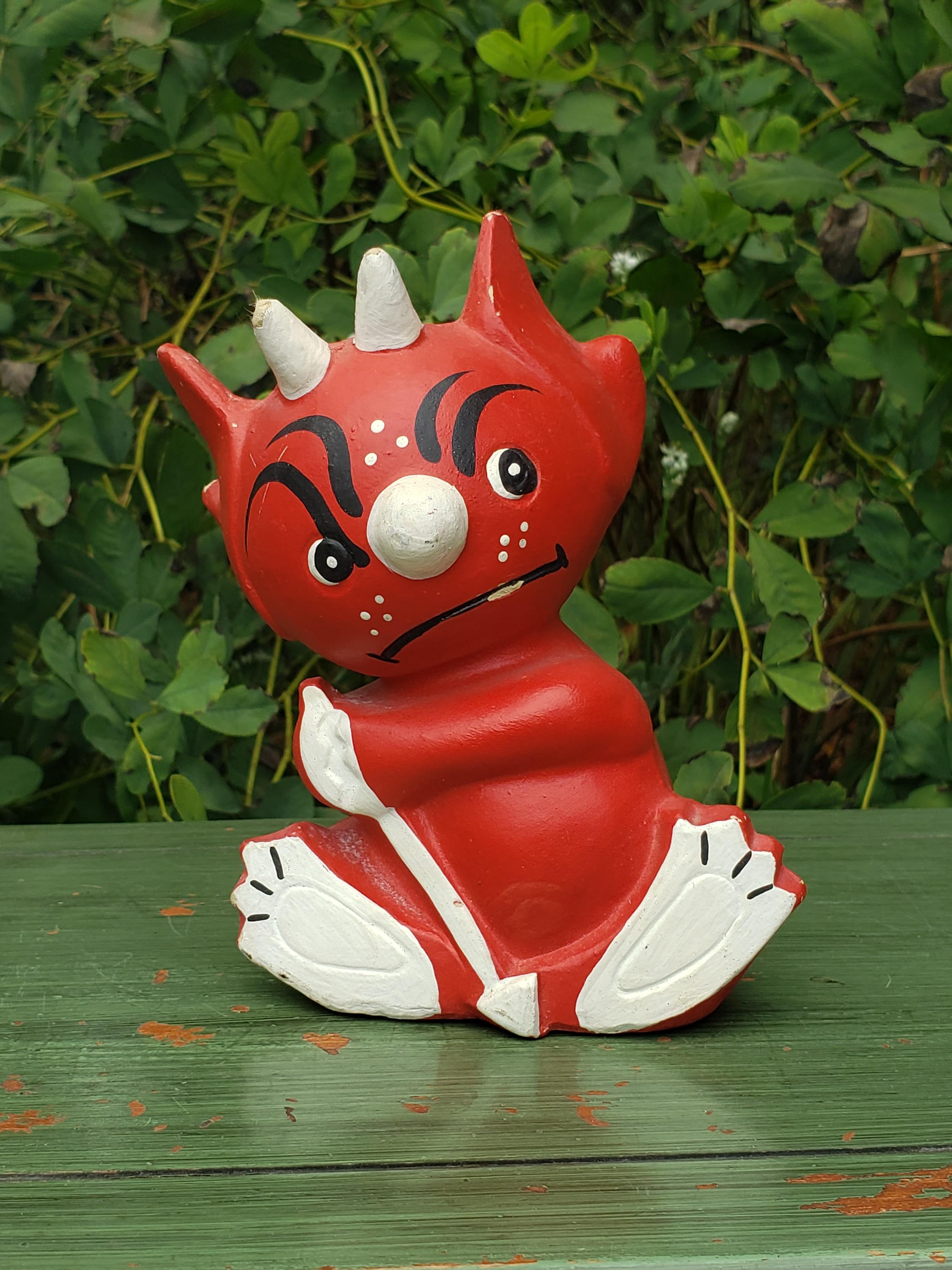 Vintage Devil Figurine - Etsy