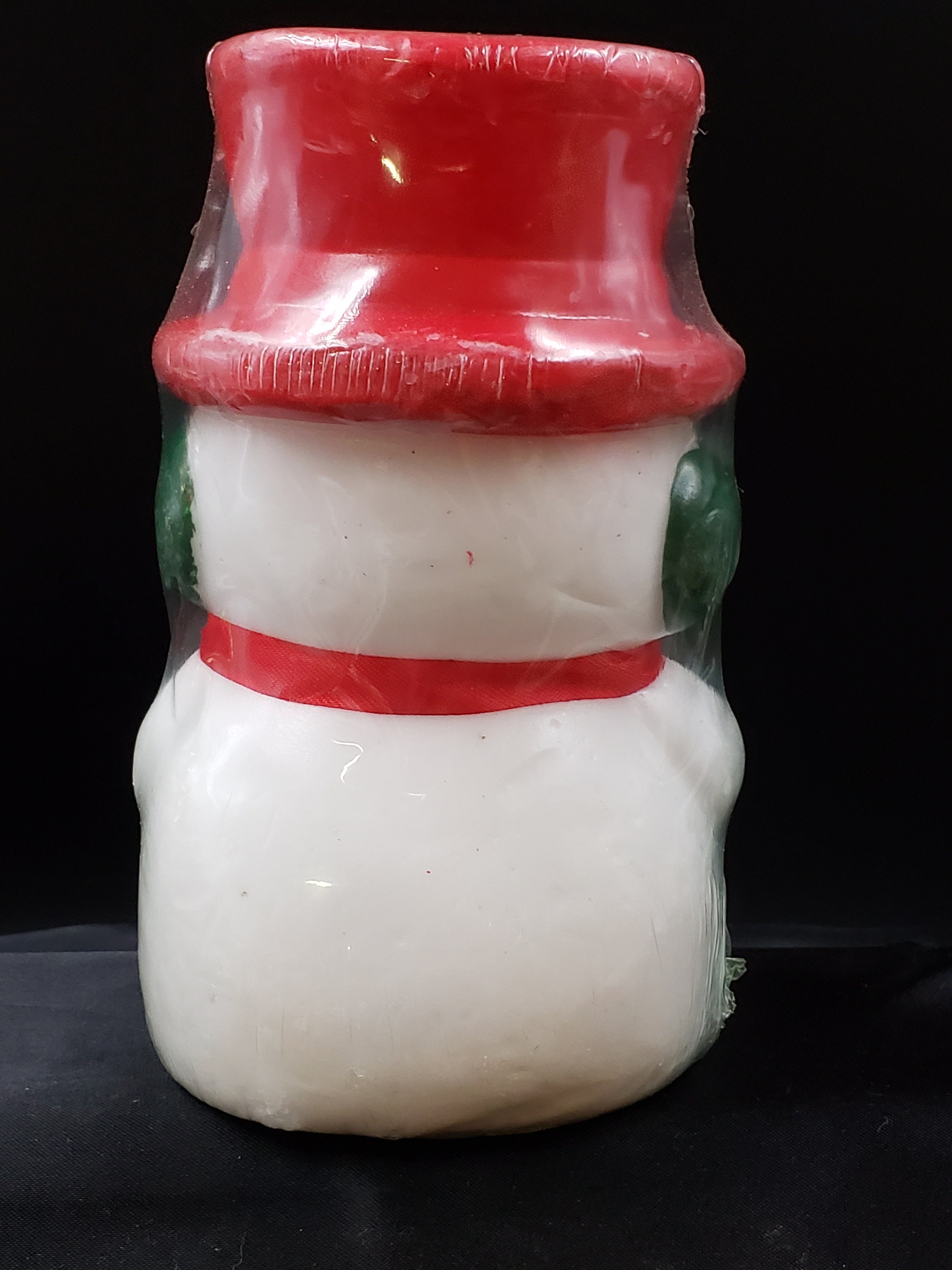 1970'sスノーマン ティーライトキャンドル ウィンタークリスマス