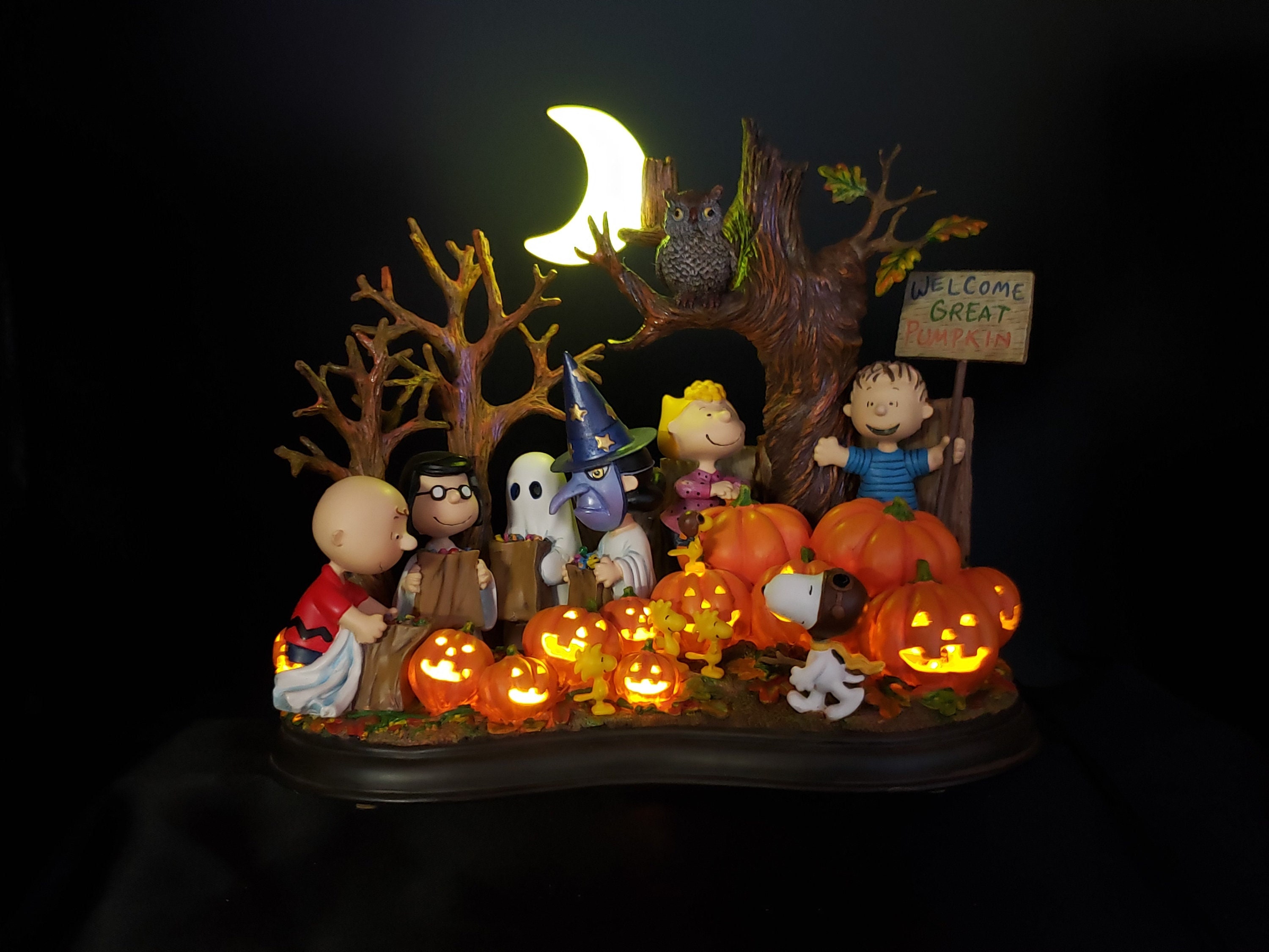ダンバリーミント　スヌーピー ハロウィン Danbury Mint Peanuts Pumpkin Patch Express Train/ スヌーピー