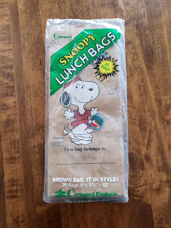 Snoopy Lunch Bags Flashbeagle with Woodstock for R