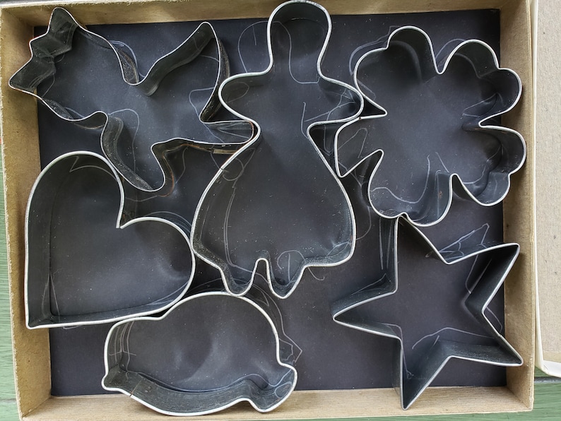 Vintage Pennsylvania Dutch Cookie Cutter Set for Cookie Cutter Etsy