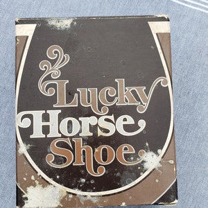 Vintage Avon Lucky Horseshoe Tray Dish for Horse Equestrian Collector Decor Kentucky Derby Race Horse Derby Day Party Decoration