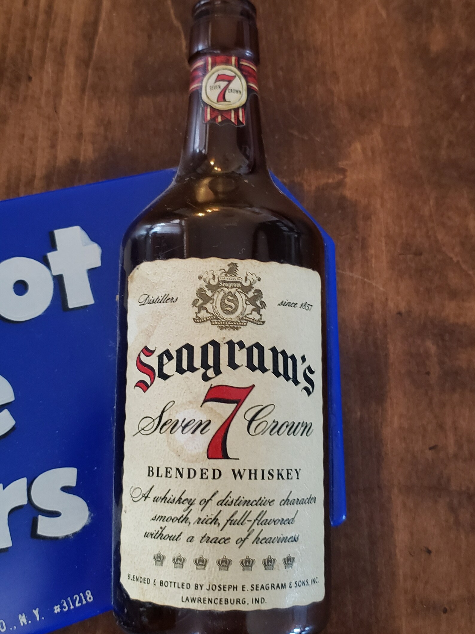 FUN Retro Seagram's 7 Sign Bar Collectible for Etsy