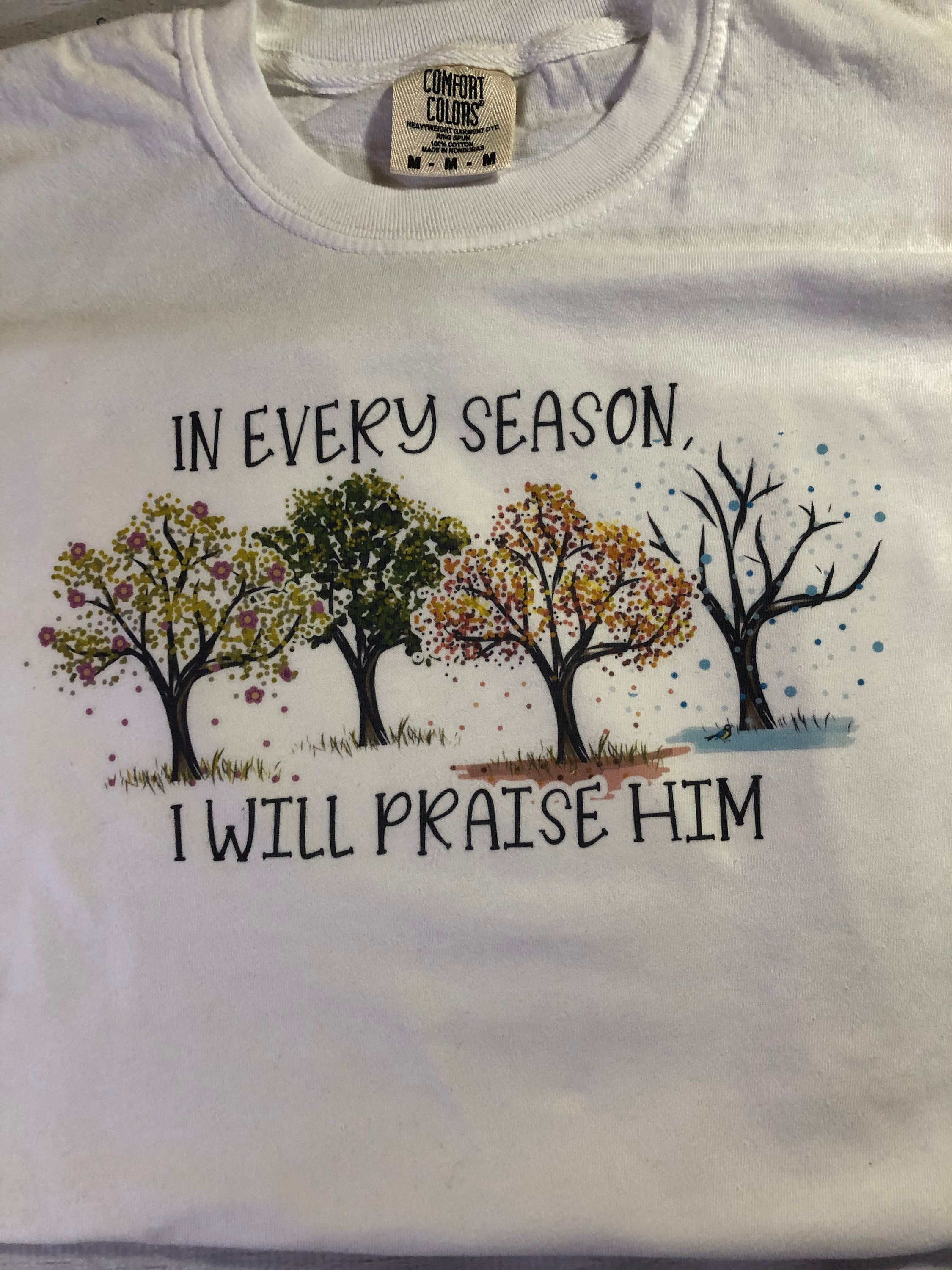 Praise Him In Every Season Tee Praise Him In Every Season Tee