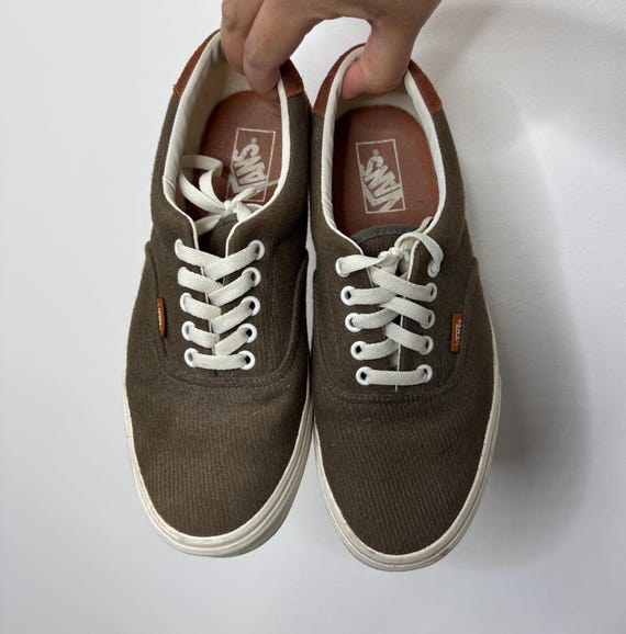 Baskets VANS Era 59 (flanelle) Homme Taille Femme 10,5 Vert