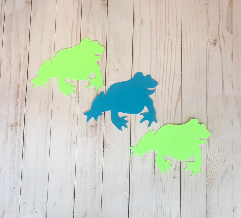 Frog Cutouts For Table Accents Wall Decorations Etsy