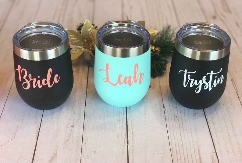 Christmas Yeti Wine Tumbler Decals DIY Vinyl Wedding Decals Etsy