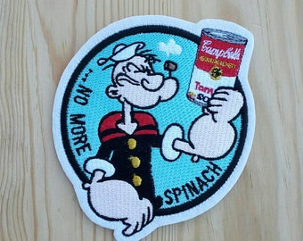 Patch Tribute to No more spinach - The Sailor man - Campbell's Soup - Fanart - Cartoon - Comic Strip - Olive Oyl - Bluto - Pipe