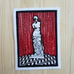 Patch Tribute inspired to The Red Room - The waiting Room - Twin Peaks - David Lynch - Laura Palmer - Dale Cooper - FBI - Angelo Badalamenti
