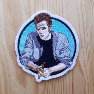 Patch tribute inspired to Beverly Hills 90210 - 90's Tv Series - Dylan Mckay - Luke Perry - Brandon Walsh - West Beverly High School