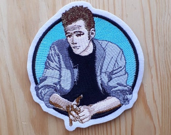 Patch tribute inspired to Beverly Hills 90210 - 90's Tv Series - Dylan Mckay - Luke Perry - Brandon Walsh - West Beverly High School