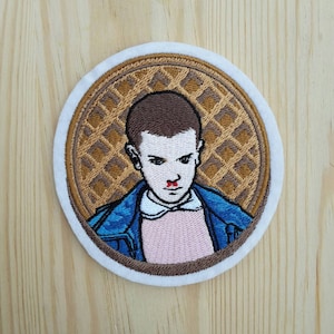 Patch Tribute inspired to Stranger Things Eleven Waffle Demogorgon Hawkins Dustin Mike Friends don't lie Aliens Netflix image 1