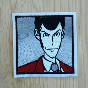 Tribute Patch geïnspireerd door Cartoon - Lupin de Derde - Het Kasteel van Cagliostro - Inspecteur Zenigata - TV-anime - TV-manga