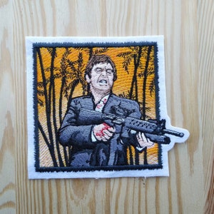 Patch Tribute inspired to Gangster movie - Tony Montana - Scarface - Al Pacino - Movie memorabilia - Gangster gift - Miami - Palms - M16