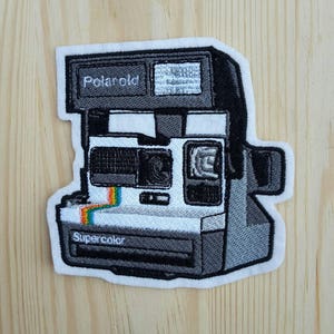 Toppa/Patch Tributo ispirato a istantanea vintage camera - Polaroid Supercolor - Fotografia - Ricordi