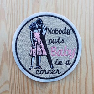 Patch Tribute inspired to I carried a Watermelon - Dirty dancing - Frances Baby Houseman - Jennifer Grey - Johnny Caste - Patrick Swayze