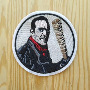 Patch Tribute inspired to Zombie Horror series - Negan and Lucille - The Walking dead - Jeffrey Dean Morgan - Lucille baseball bat