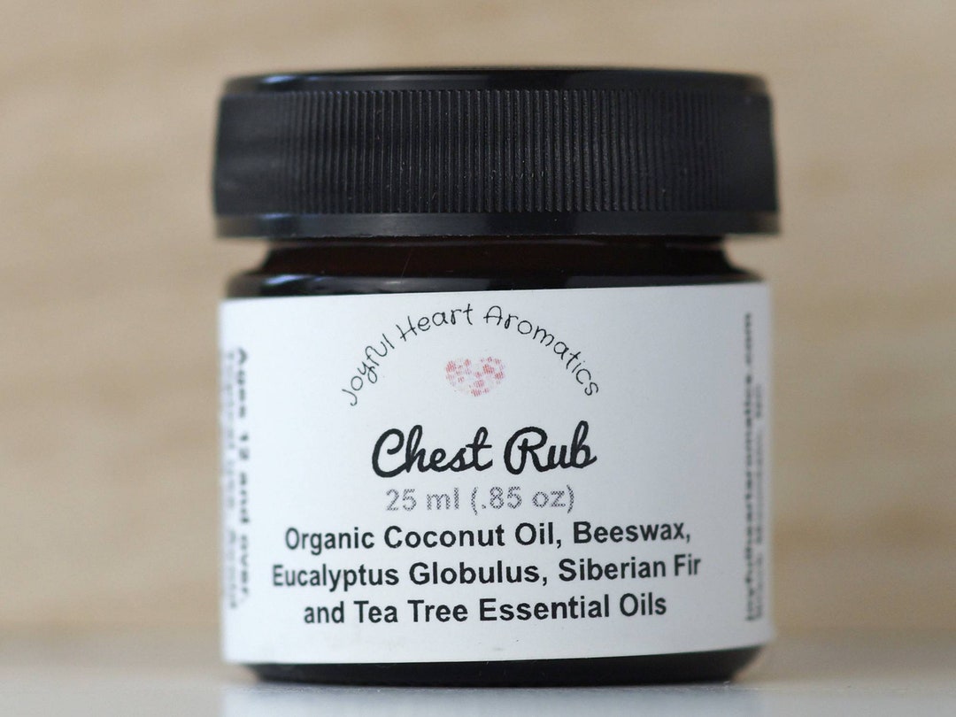 Chest Rub Essential Oils Certified Aromatherapist Etsy