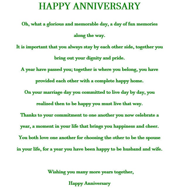 Happy Anniversary Digital Download Poem - Etsy