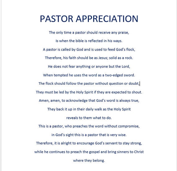 pastor appreciation day wishes