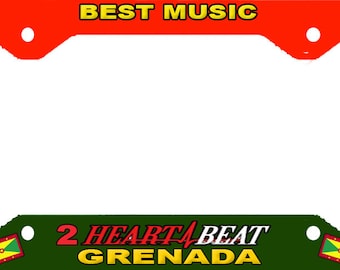 Grenada License Plate Fame Spice Island
