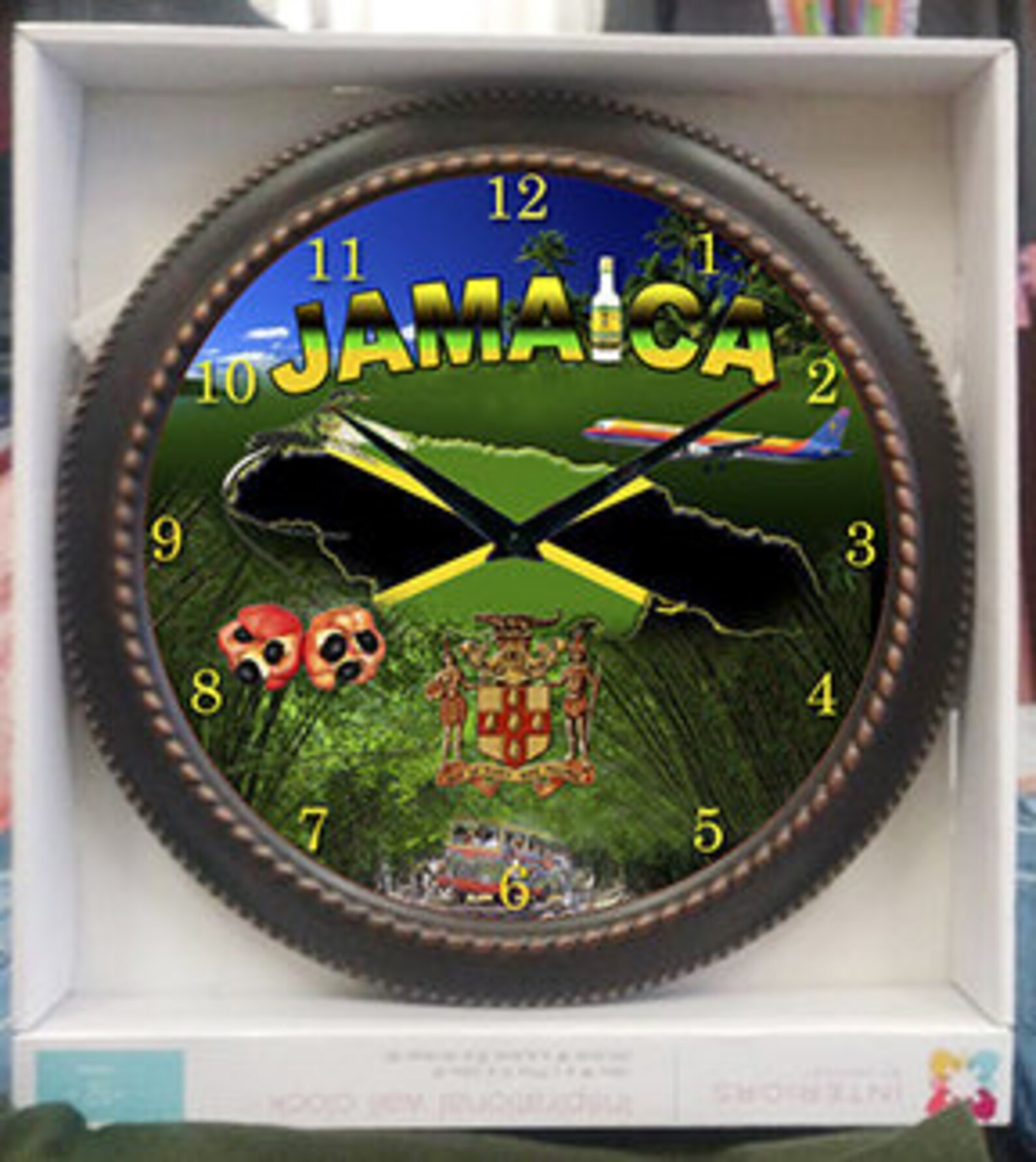 Jamaica Rum clock Decor wall Clock Etsy