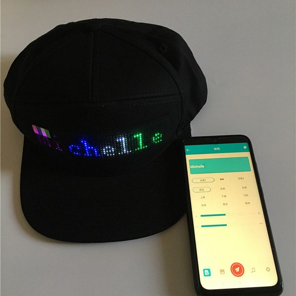 Programmable led hat