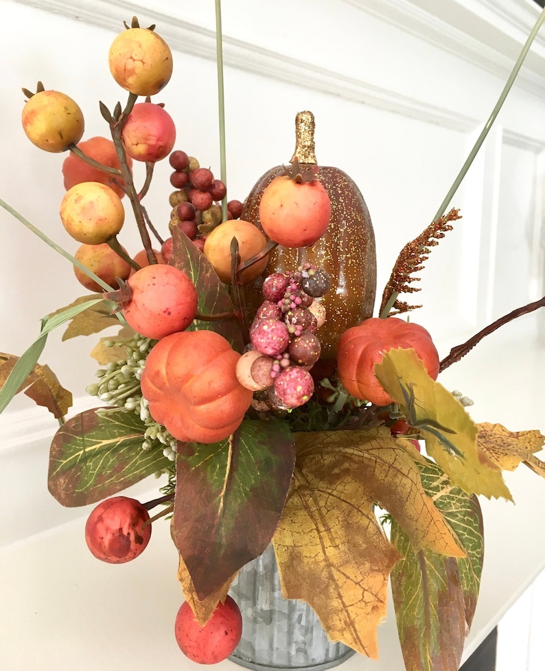 Hostess Gift Farmhouse Style Party Favor Table Decor Pumpkin Decor