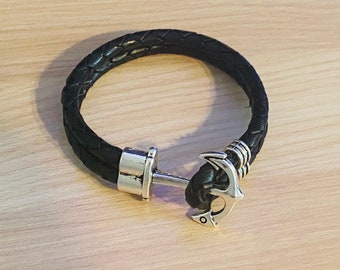 Anchor hook bracelet, fishing bracelet, bracelets for Men, Fish hook jewelry, friendship bracelets, string bracelets