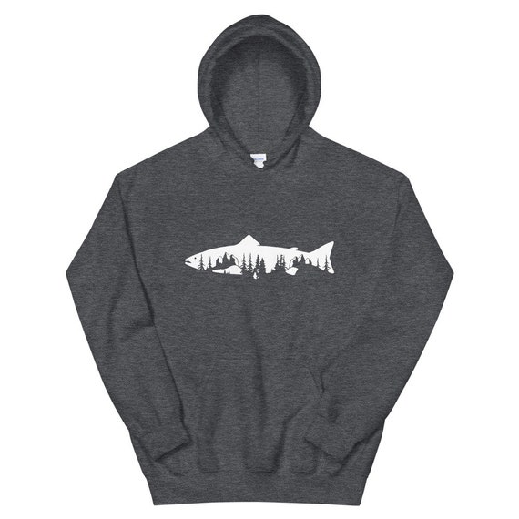 Trout Trees Hoodie Fly Fishing, Men's Fishing, Men's Fly Fishing, Brook  Trout Tee, Rainbow Trout, Salmon, Fly Fishing Gift, Unisex Hoodie -   Canada