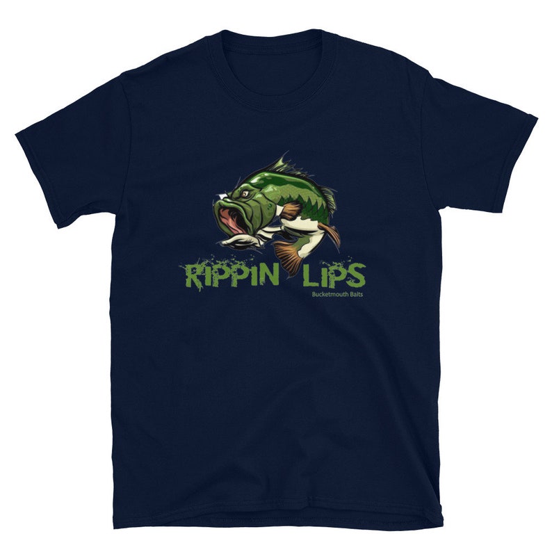 Rippin Lips Bucketmouth Bass Fishing, Fishing Gifts for Men, Fishing ...