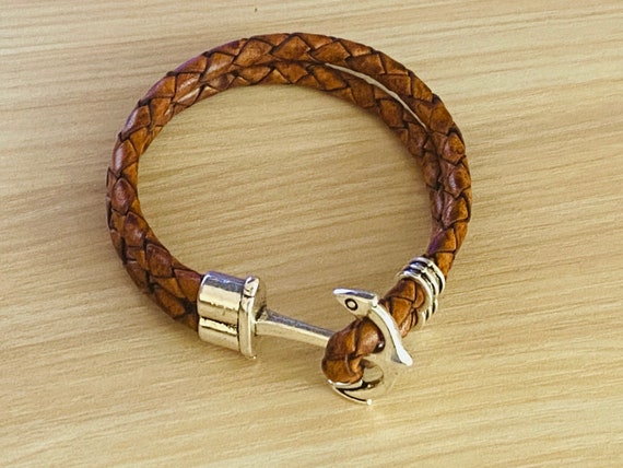 Brown Gold Fish Hook Bracelet – Fish Hook Bracelets