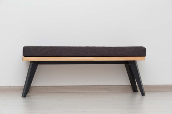 Custom Seat Cushion Linen Bench Cushion Chair Pad With Etsy