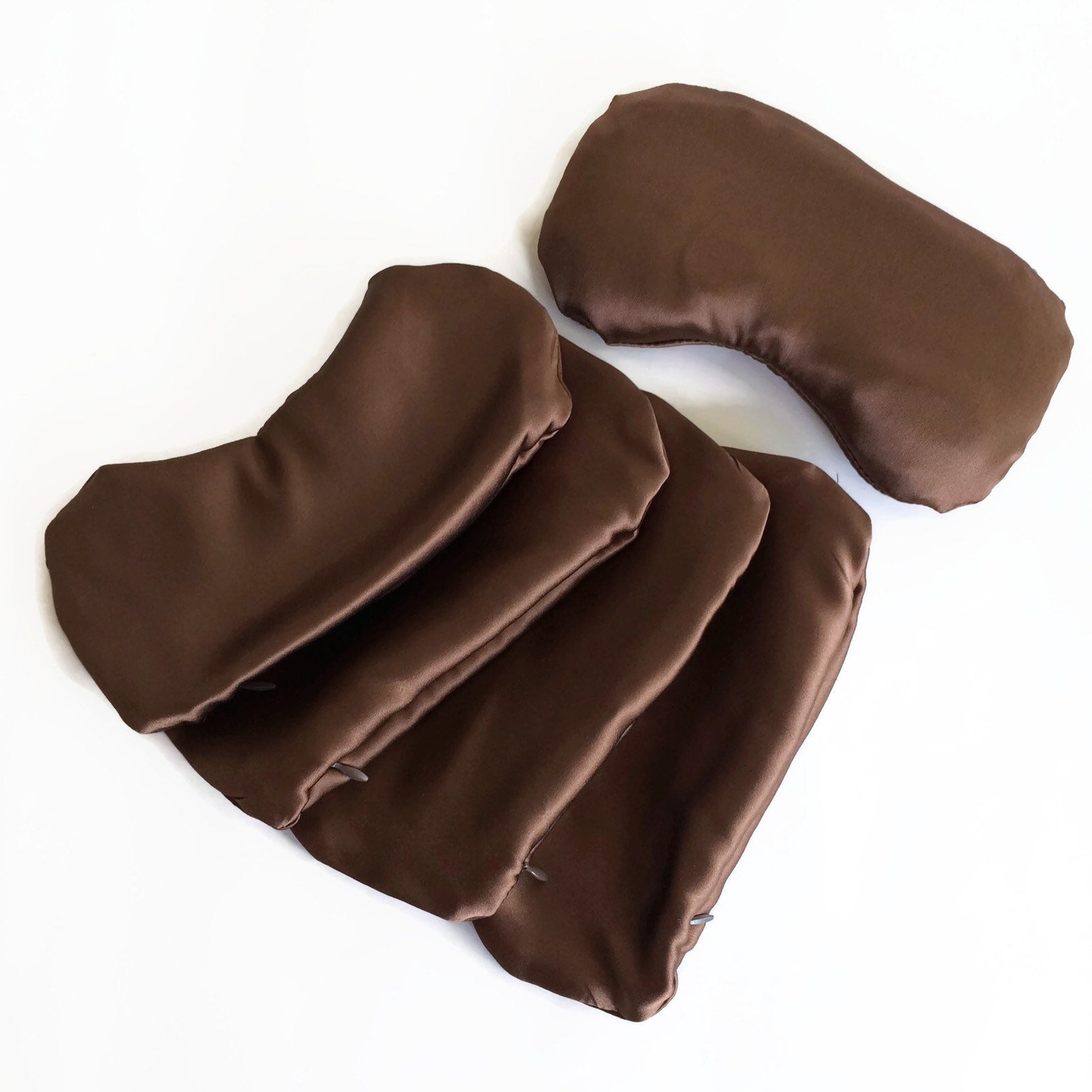 Set of Lavender silk eye pillow & 4 covers Organic cooling Eye Etsy