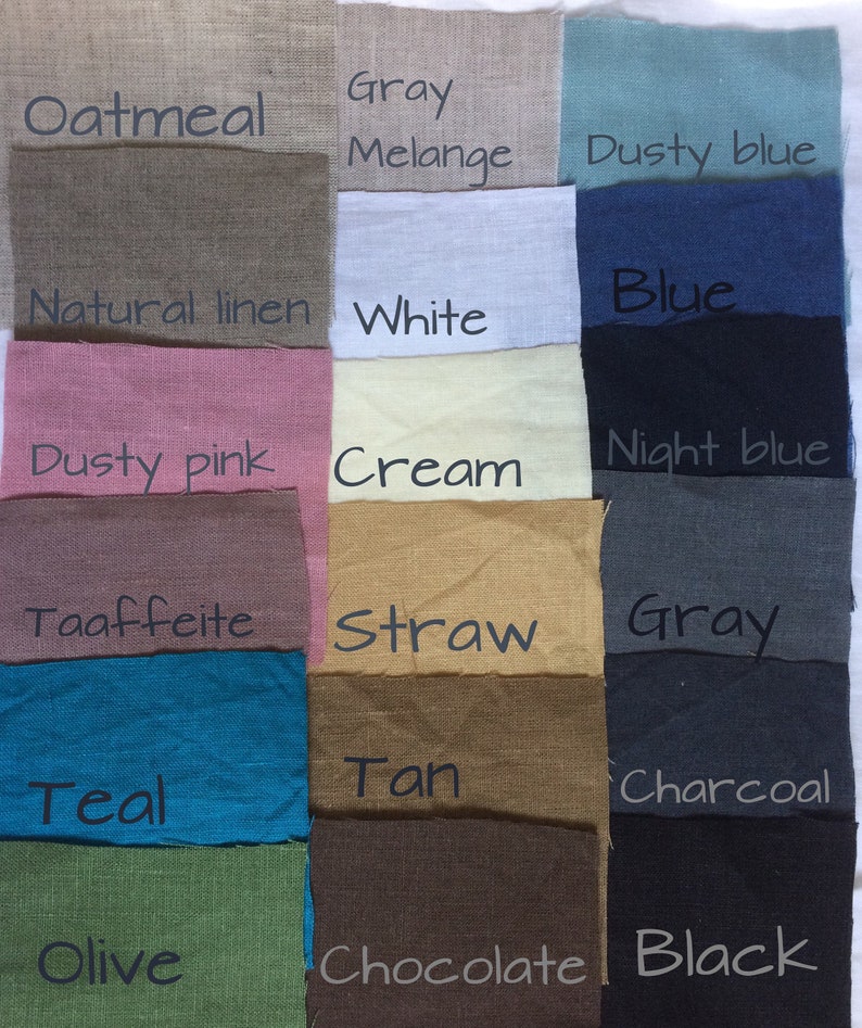 Set of Two Pure Linen Pillow Cases With Hidden Zipper Closure Etsy