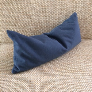 Small Buckwheat Neck Pillow Linen Pillow Travel Pillow Yoga pillows Gift for yogis Back Neck Pain Relief Orthopedic