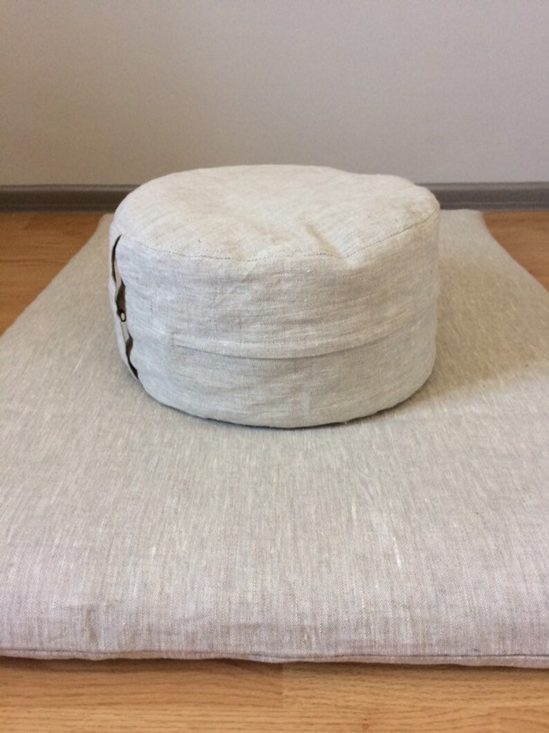 Zafu and Long Zabuton 85x65 cm/Buckwheat meditation Etsy