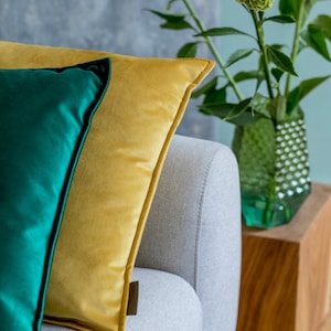 Velvet Throw Pillow Sham: Soft Zippered Pillowcase